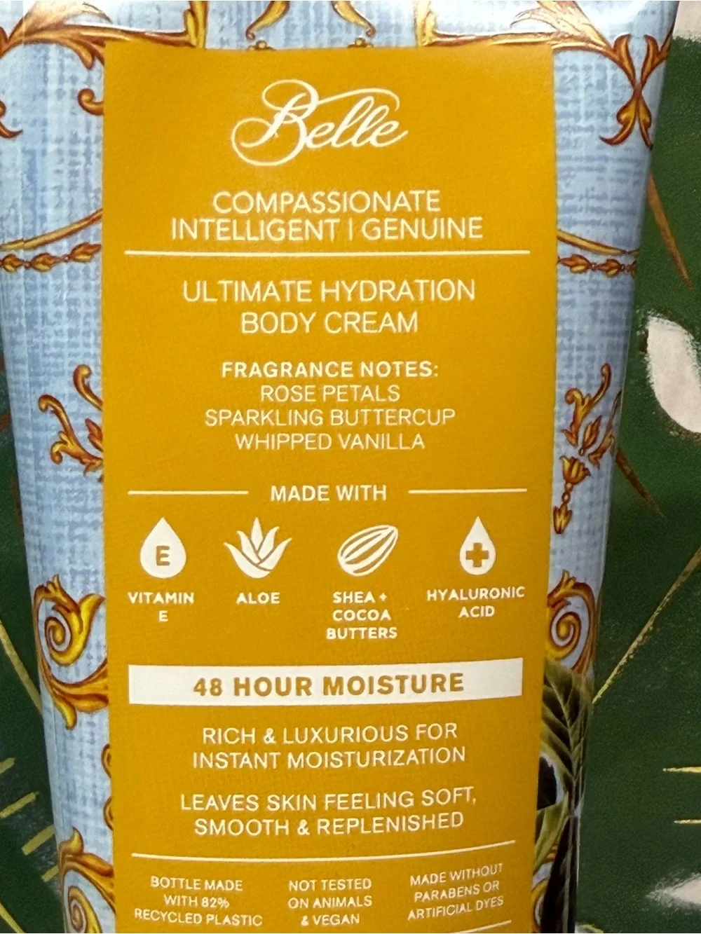 Bath & Body Works Disney Princess Belle Ultimate Hydration Body Cream 8 oz
